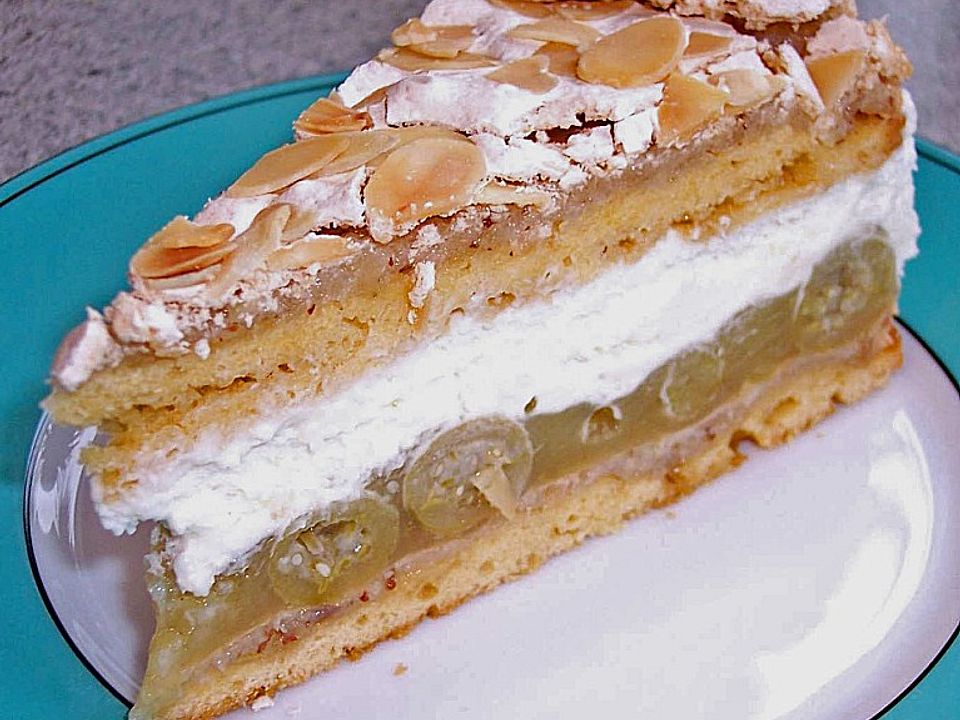 Gedeckte Stachelbeertorte - Rezepte Suchen