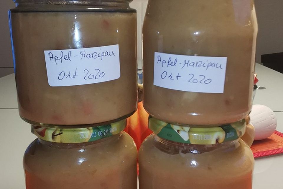 Apfel - Marzipan - Marmelade mit Amaretto