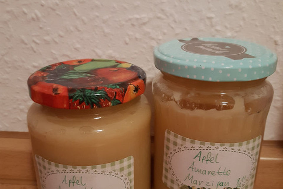 Apfel - Marzipan - Marmelade mit Amaretto