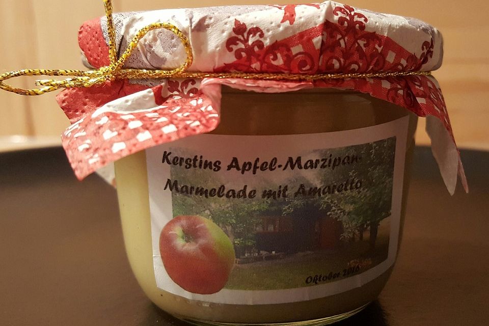 Apfel - Marzipan - Marmelade mit Amaretto