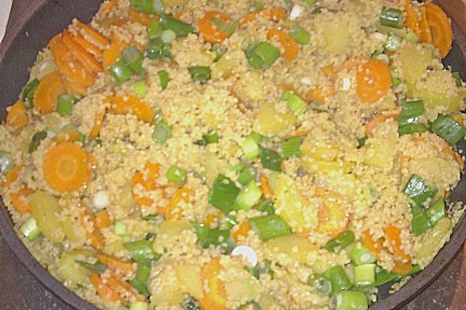 Couscous - Möhren - Pfanne