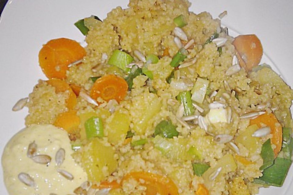 Couscous - Möhren - Pfanne