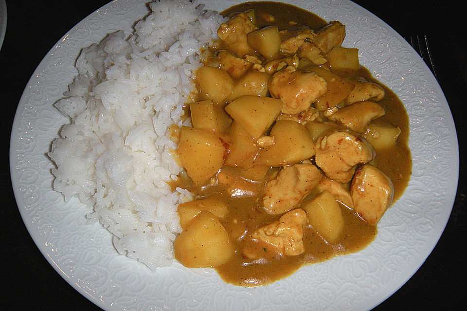 Curry-Hähnchen