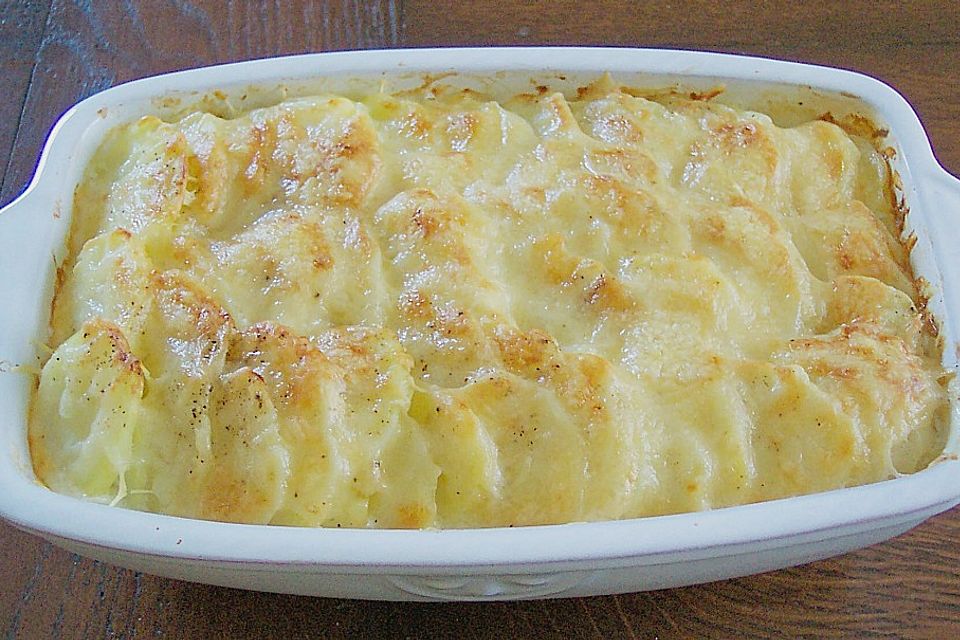 Klassisches Kartoffelgratin