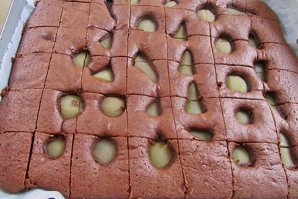 Birnen - Brownies