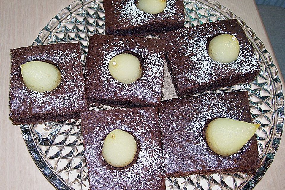 Birnen - Brownies