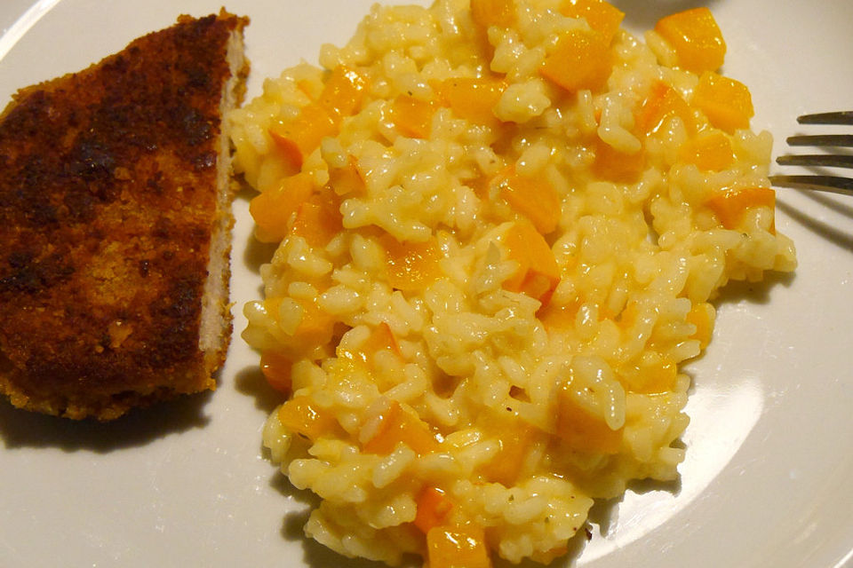 Kürbisrisotto
