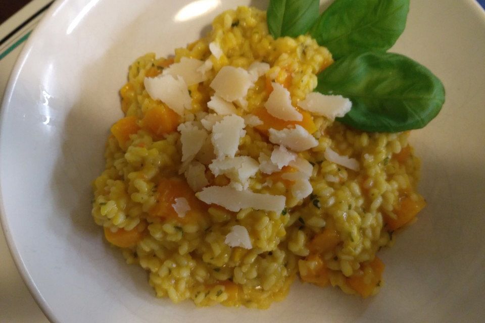 Kürbisrisotto