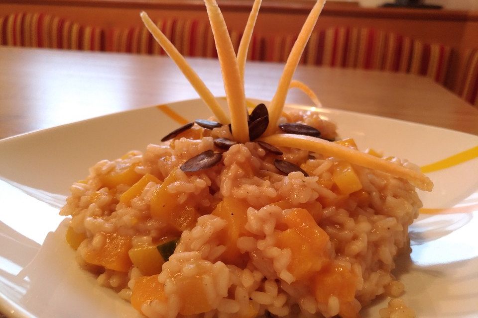 Kürbisrisotto