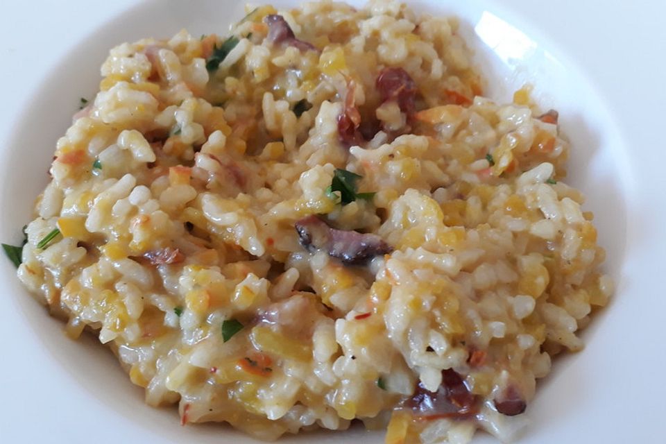 Kürbisrisotto