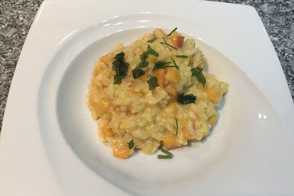 Kürbisrisotto