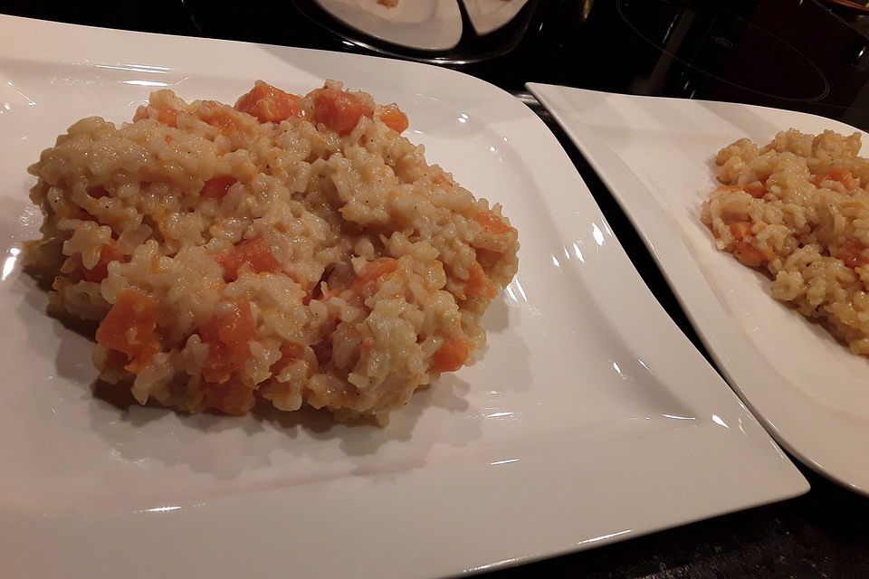 Kürbisrisotto