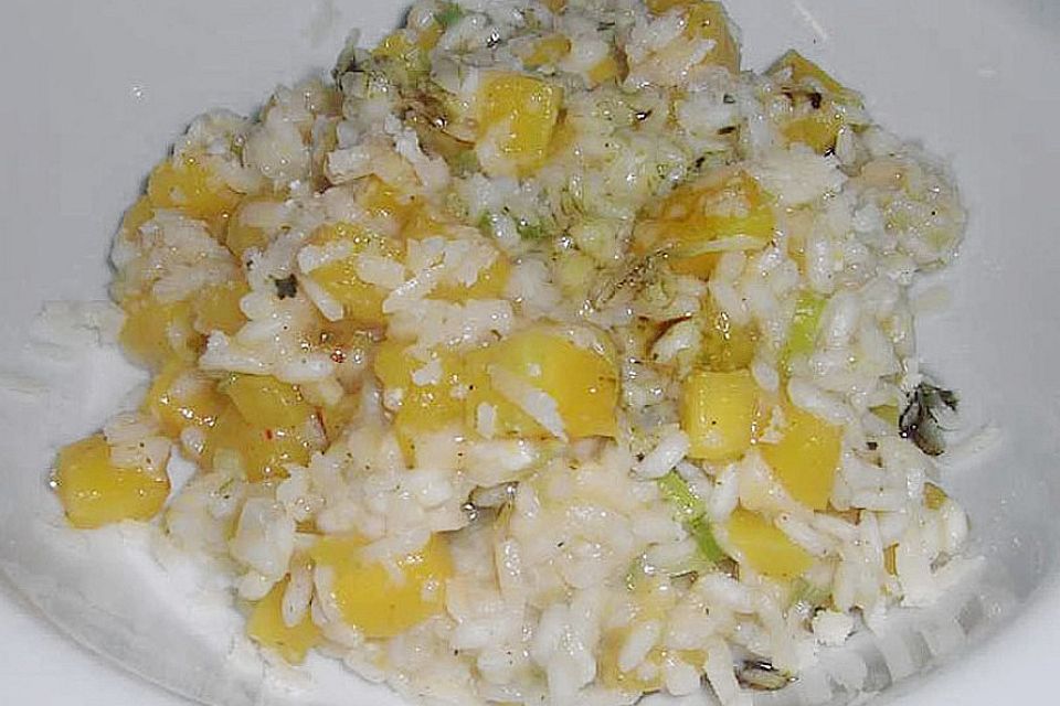 Kürbisrisotto