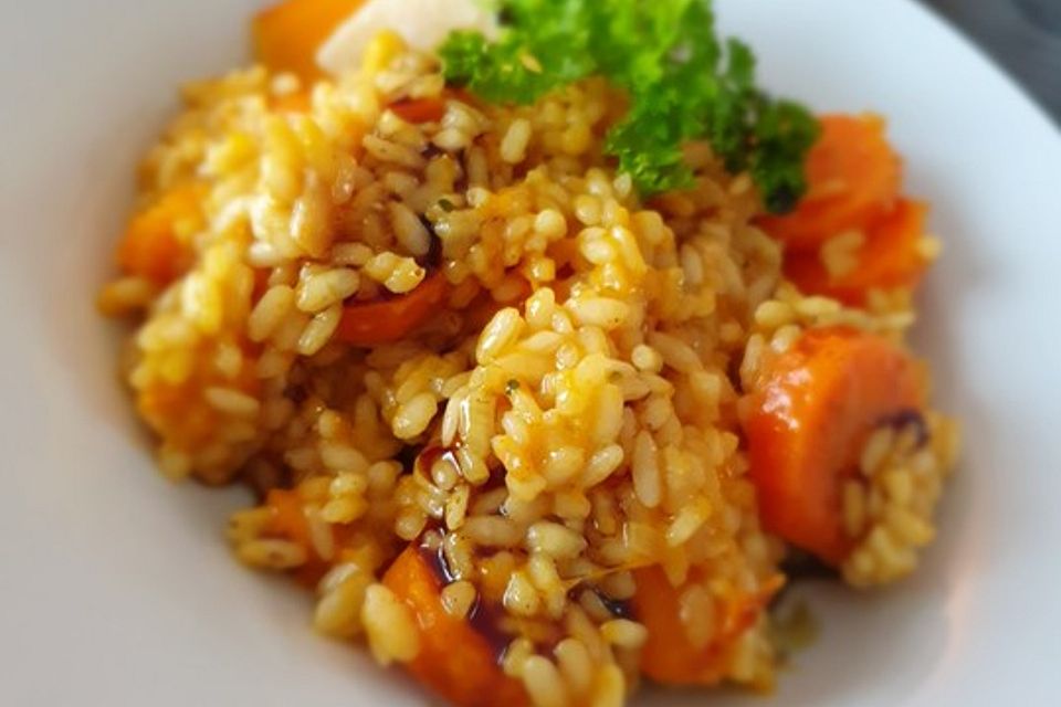 Kürbisrisotto