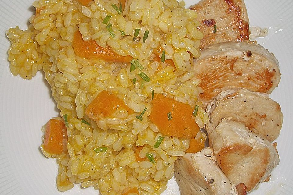 Kürbisrisotto