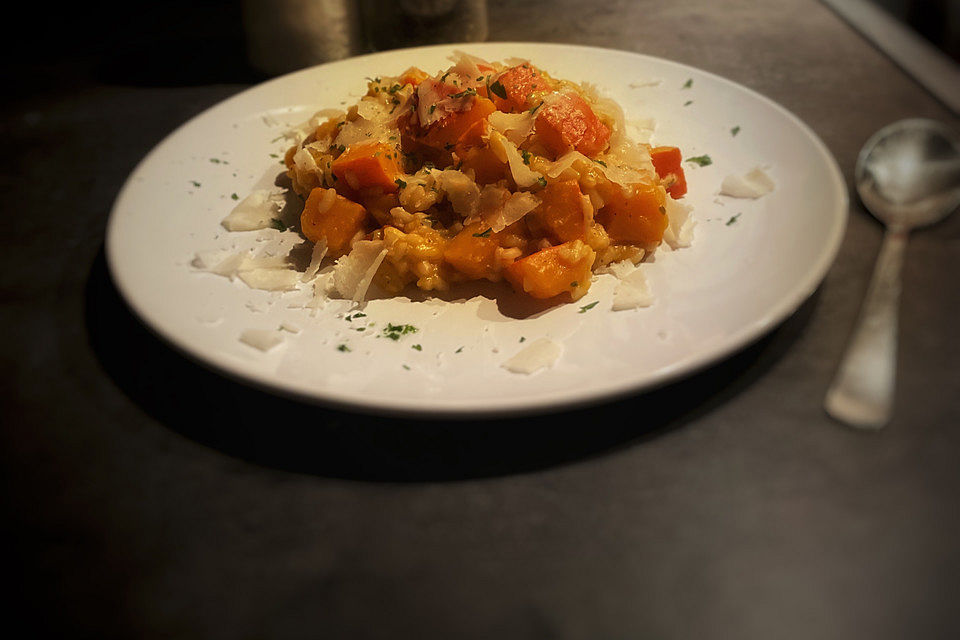Kürbisrisotto