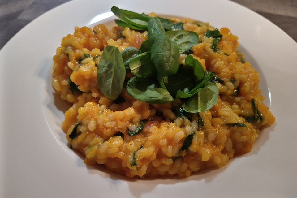 Kürbisrisotto