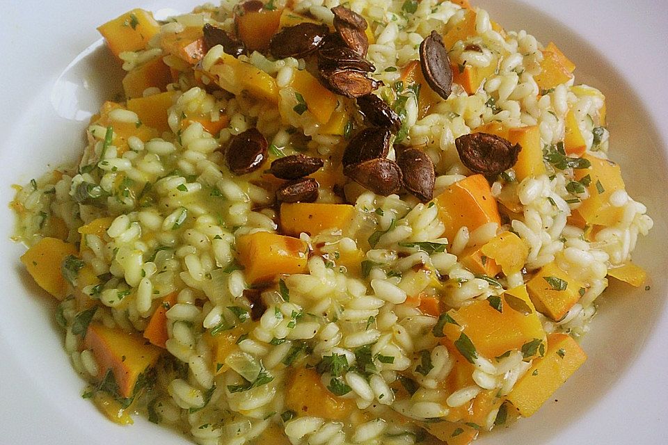 Kürbisrisotto