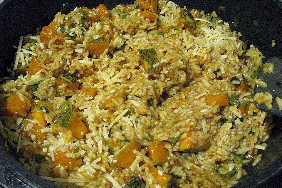 Kürbisrisotto