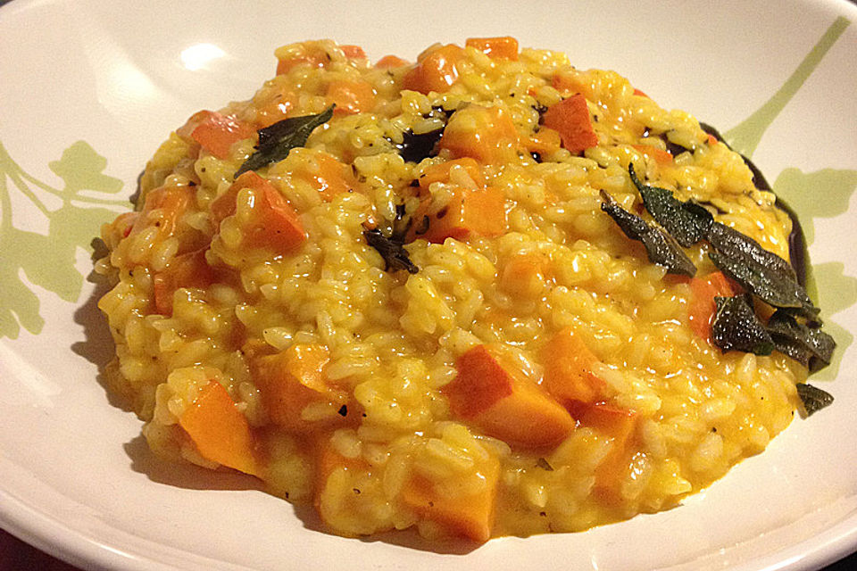 Kürbisrisotto