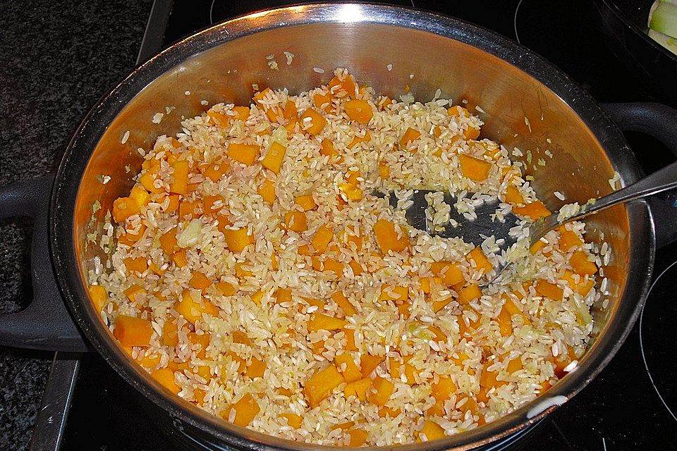 Kürbisrisotto