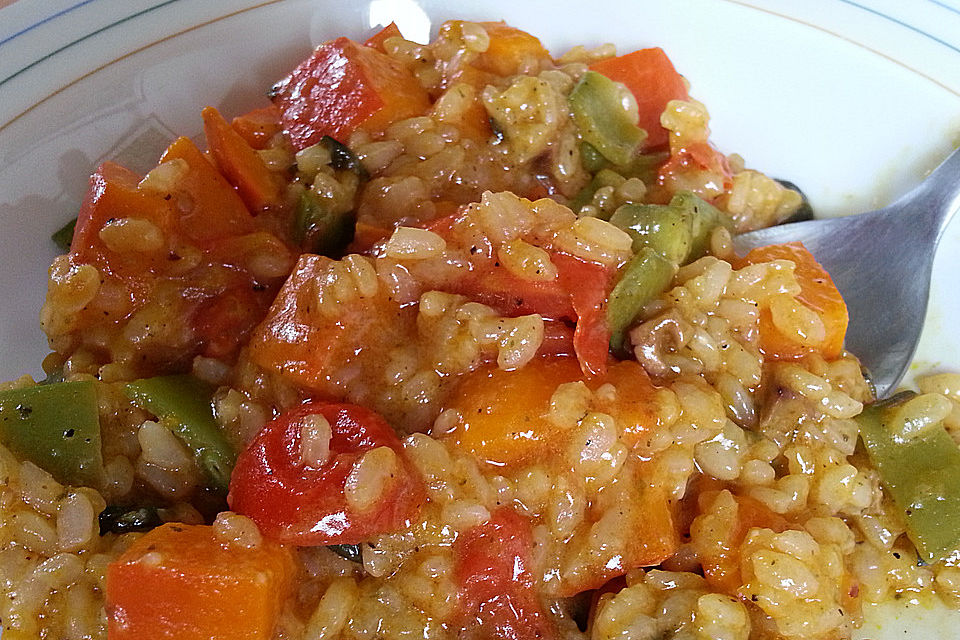 Kürbisrisotto