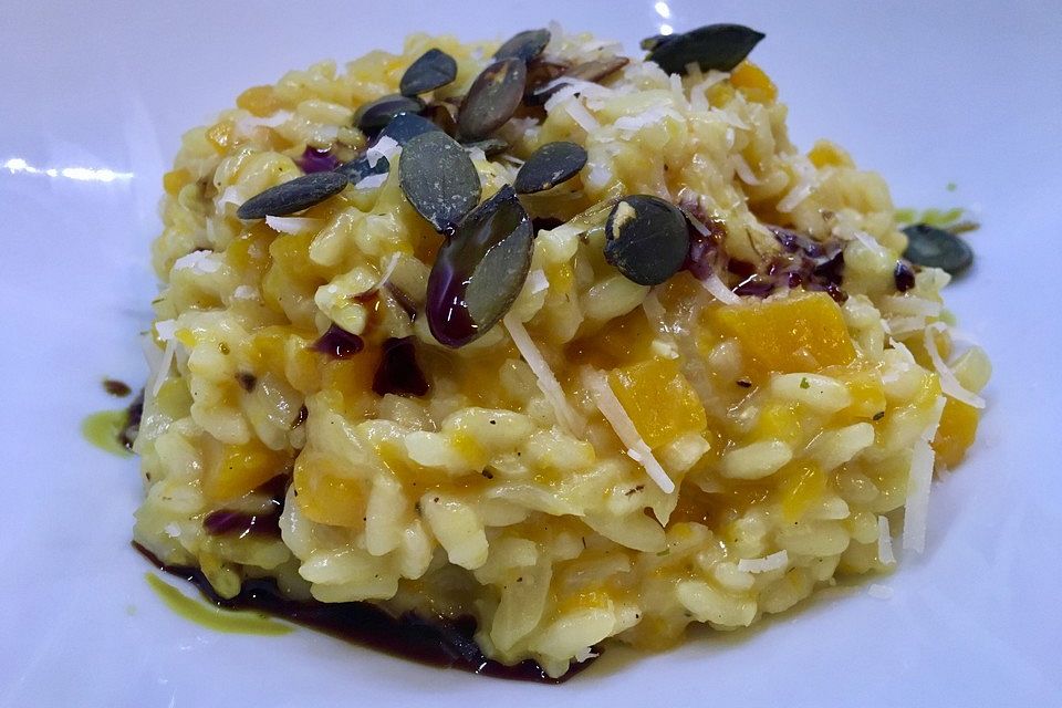 Kürbisrisotto