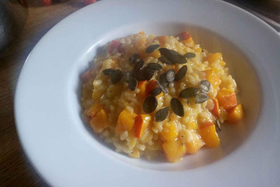 Kürbisrisotto