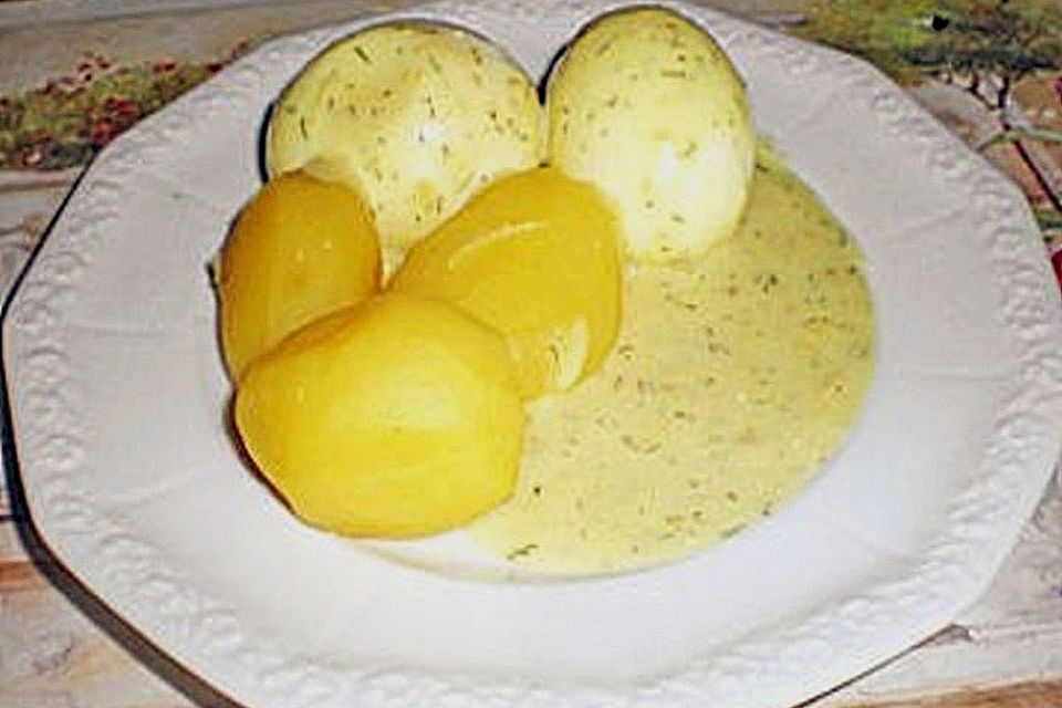 Eier in Currysauce