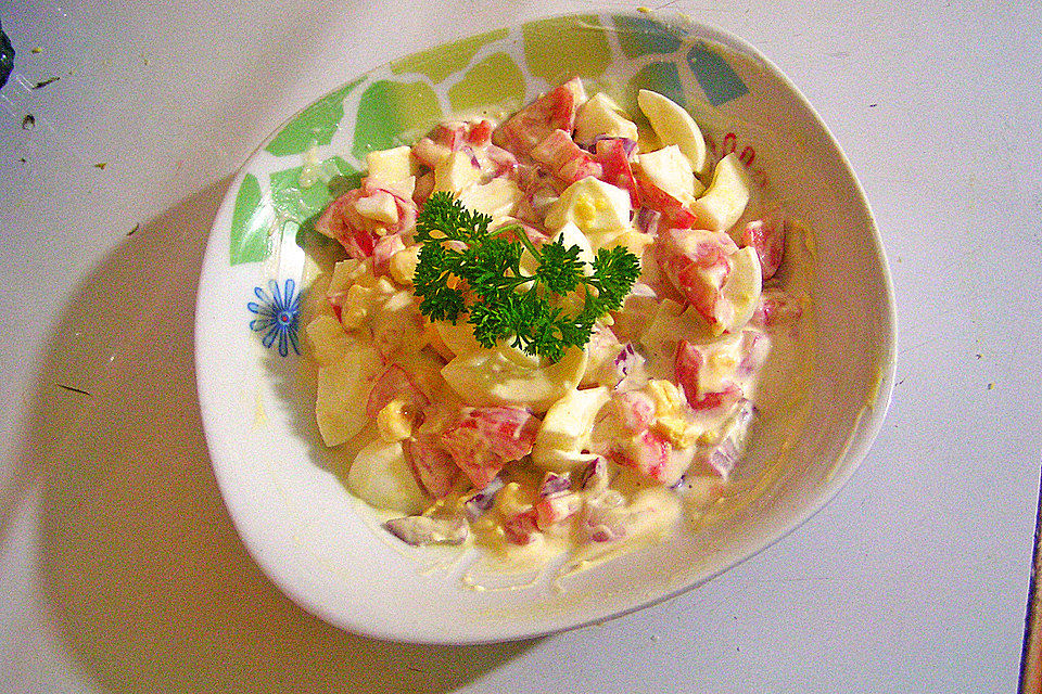 Tomaten - Eier - Salat