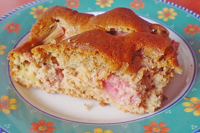 Rhabarberkuchen mit Marzipan von Schubs| Chefkoch