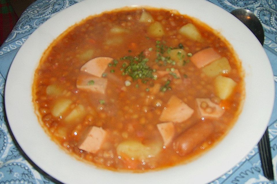 Linsensuppe