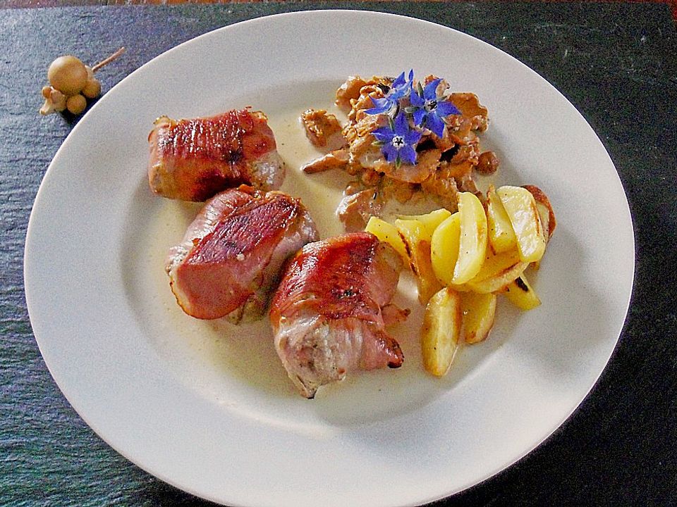 Schweinefilet in Parmaschinken mit Senf und Rosmarin von gourmet| Chefkoch