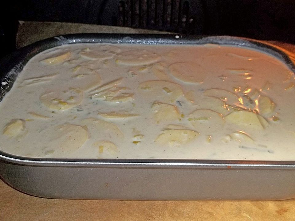 Kartoffel - Lauch - Gratin von gschroeter| Chefkoch