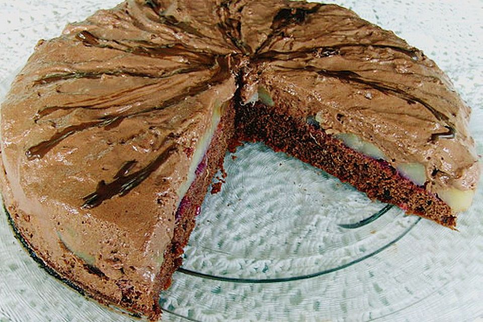 Birnen - Karamell - Kuchen