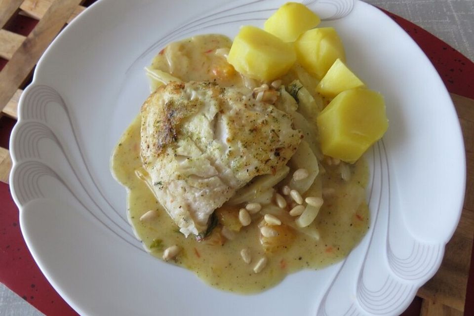 Orangen-Fisch-Pfanne