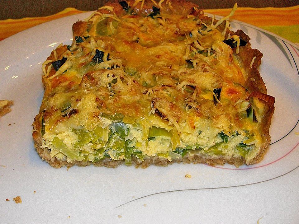 Lauchkuchen mit Kräuterdip von LindiMausi| Chefkoch