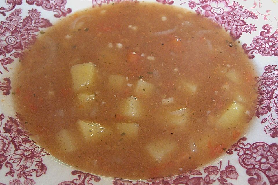 Fruchtige Tomaten - Kartoffelsuppe