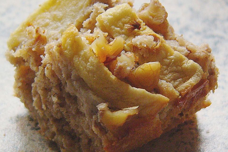 Walnut Apple Blondies