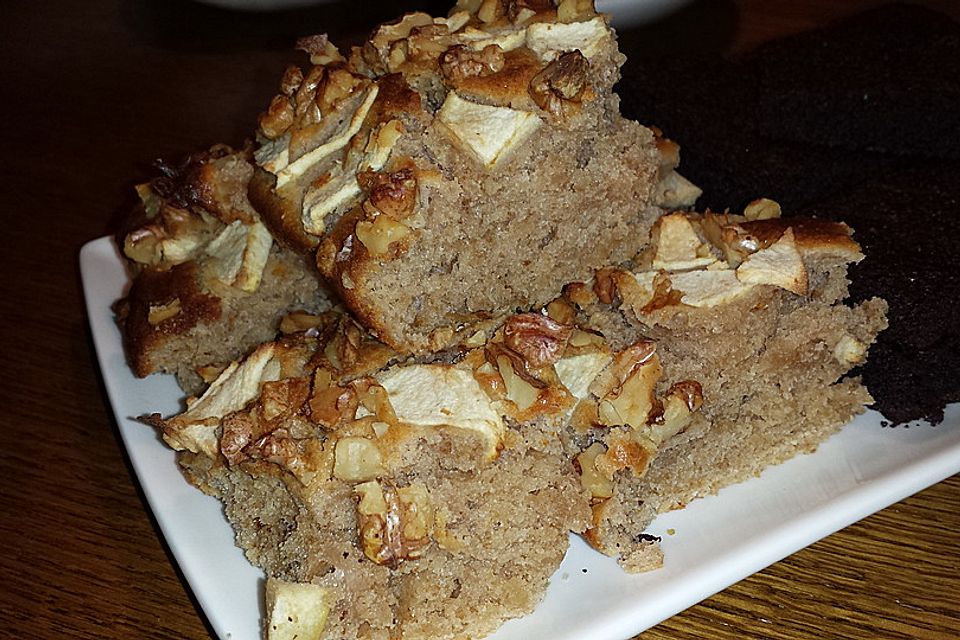 Walnut Apple Blondies