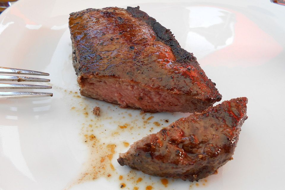 Asiatisch gewürztes Grillsteak