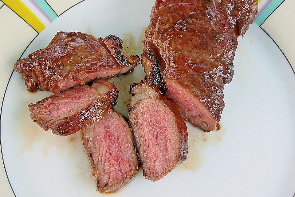 Asiatisch gewürztes Grillsteak