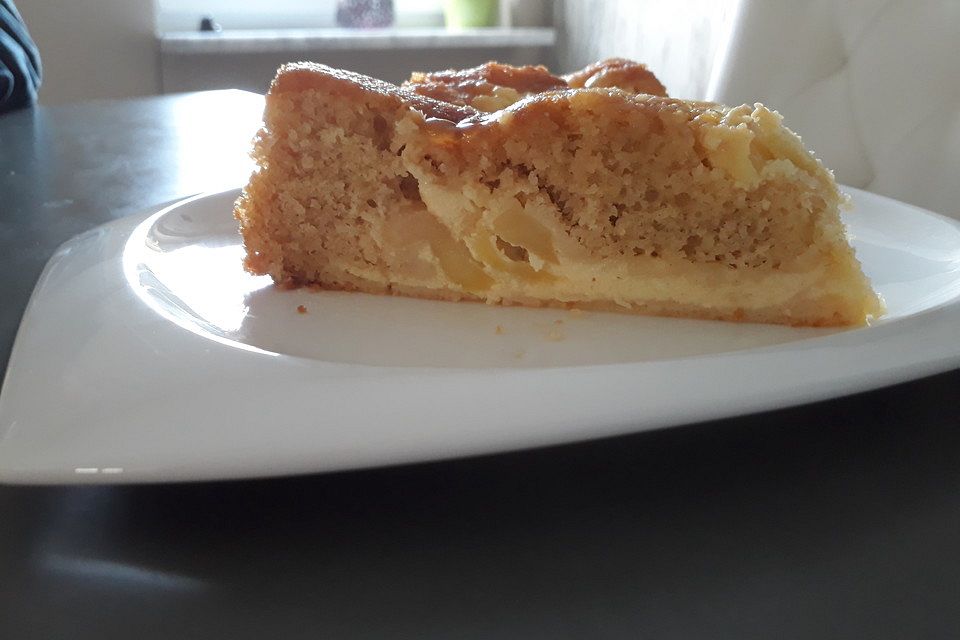 Apfelkuchen mit Vanille - Schmand