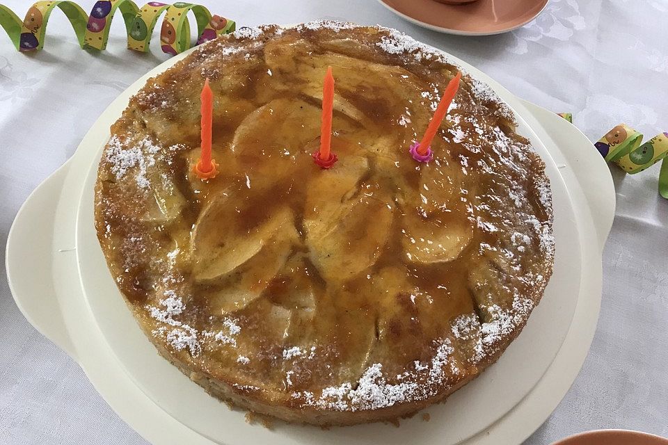 Apfelkuchen mit Vanille - Schmand