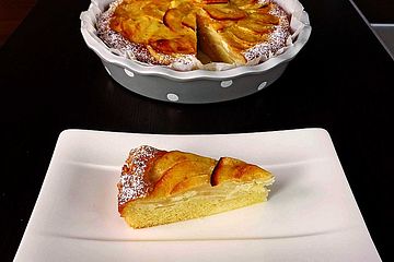 Apfelkuchen mit Vanille - Schmand