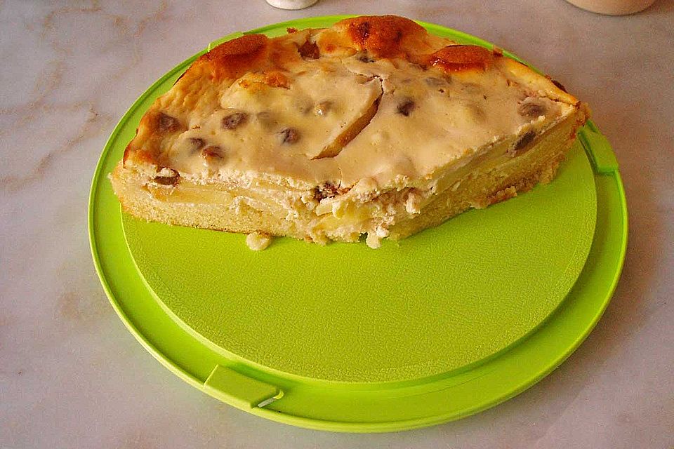 Apfelkuchen mit Vanille - Schmand