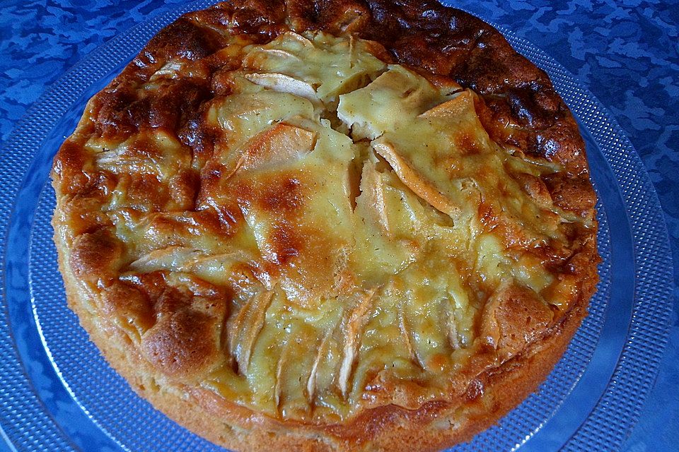 Apfelkuchen mit Vanille - Schmand