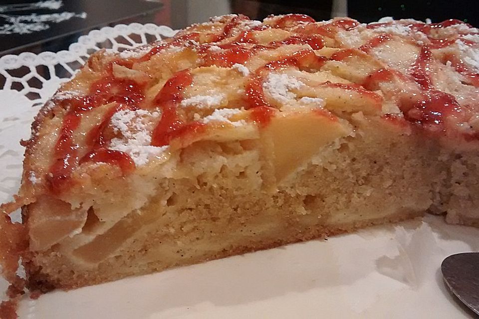 Apfelkuchen mit Vanille - Schmand