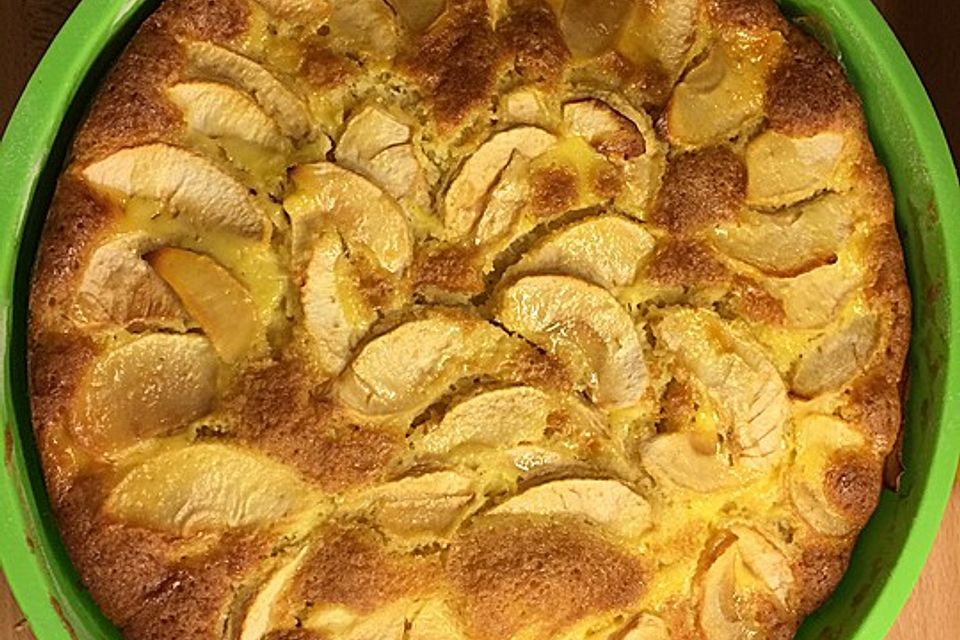 Apfelkuchen mit Vanille - Schmand