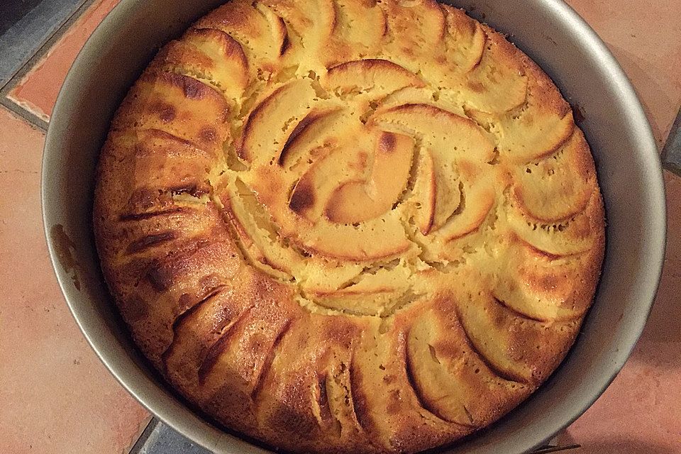 Apfelkuchen mit Vanille - Schmand